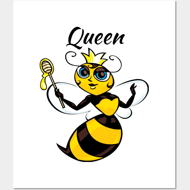 Queen Bee Wall Art by Karma Chameleon